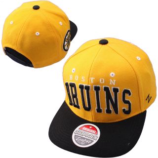 Zephyr Boston Bruins Super Star NHL 32/5 Adjustable Hat   Gold/Black
