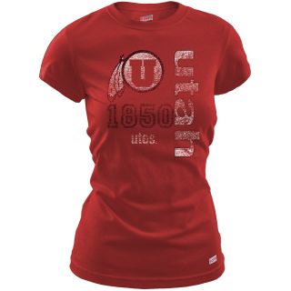 MJ Soffe Womens Utah Utes T Shirt   Red   Size XL/Extra Large, Utah Utes