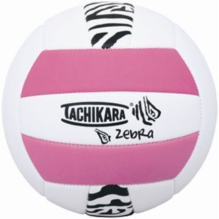 Tachikara Pink Zebra Outdoor Volleyball (ZEBRA.PKW)