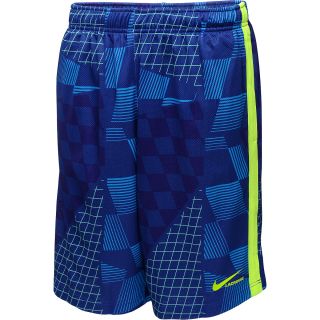 NIKE Mens Lacrosse Print 1.3 Lacrosse Shorts   Size 2xl, Blue Hero