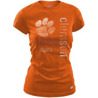 MJ Soffe Womens Clemson Tigers T Shirt   Orange   Size Large, Clemson Tigers