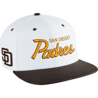 NIKE Mens San Diego Padres MLB Coop SSC Throwback Adjustable Cap, White