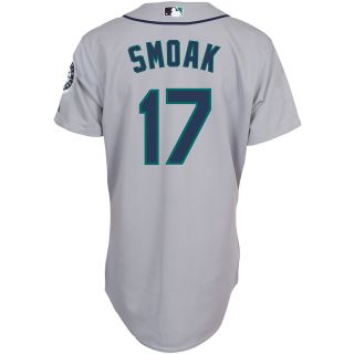Majestic Athletic Seattle Mariners Justin Smoak Authentic Big & Tall Road