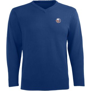 Antigua Mens New York Islanders Ambassador Knit V Neck Sweater   Size