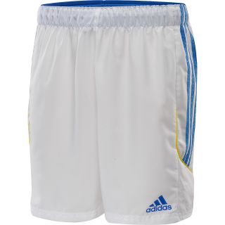 adidas Mens Speedkick Soccer Shorts   Size Small, White/prime