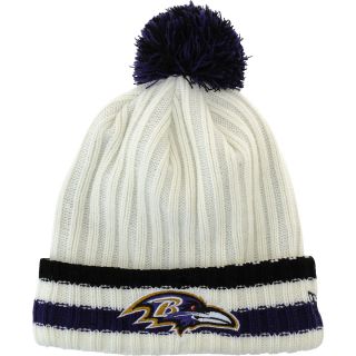 NEW ERA Mens Baltimore Ravens Yesteryear Knit Hat, Grey