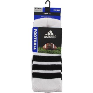 adidas Rivalry Football Socks   Size Medium, White/black (5125058)