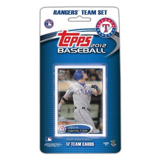 Topps 2012 Texas Rangers Official Team Baseball Card Set of 17 Cards Blister
