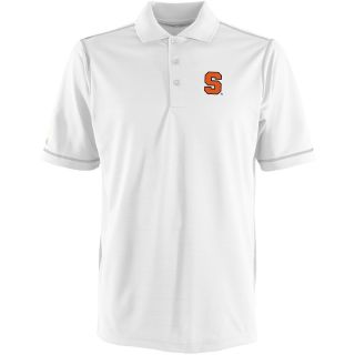 Antigua Syracuse Orange Mens Icon Polo   Size Medium, White/silver (ANT SCUSE