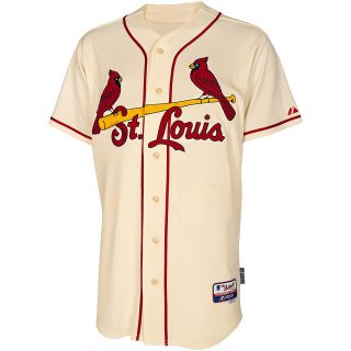 Majestic Athletic St. Louis Cardinals Blank Authentic Alternate Cool Base Ivory