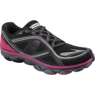 BROOKS Womens PureFlow 3 Running Shoes   Size 8.5, Black/fuschia