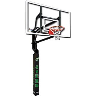 Goalsetter UNC Charlotte 49ers Basketball Pole Pad, Black (PC824CHAR1)