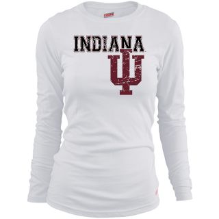MJ Soffe Girls Indiana Hoosiers Long Sleeve T Shirt   White   Size Small,