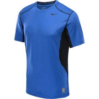 NIKE Mens Pro Combat Hypercool Fitted Short Sleeve Crew Top   Size Medium,