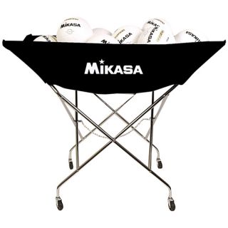 Mikasa Hammock Style Volleyball Cart, Black (BCH BLA)