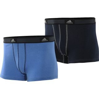 adidas Mens Athletic Stretch 3 Inch Trunks, 2 Pack   Size Xl, Assorted
