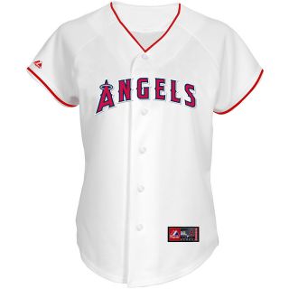 Majestic Athletic Los Angeles Angels Womens Replica Mike Trout Home Jersey  