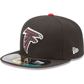 NEW ERA Mens Atlanta Falcons Official On Field 59FIFTY Fitted Hat   Size 7.