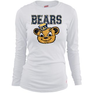 MJ Soffe Girls California Golden Bears Long Sleeve T Shirt   White   Size