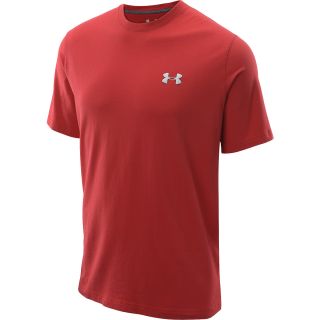 UNDER ARMOUR Mens Charged Cotton Short Sleeve T Shirt   Size Large, Red