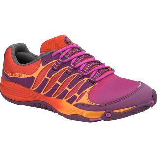 MERRELL Womens All Out Fuse Low Trail Running Shoes   Size 7.5, Purple/orange