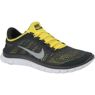 NIKE Mens Free 3.0 V5 Running Shoes   Size 10, Anthracite/yellow