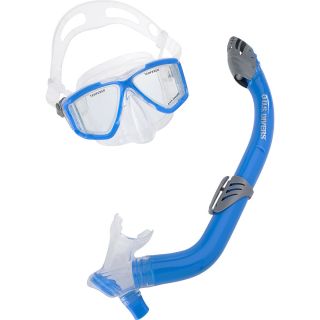 U.S. DIVERS Youth Premium Snorkel and Mask Set, Blue
