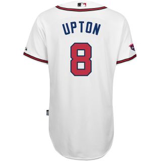 Majestic Athletic Atlanta Braves Authentic Justin Upton Home Cool Base Jersey