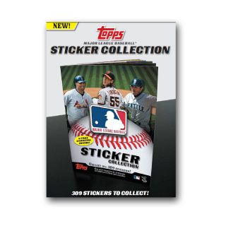 Topps 2011 MLB Stickers 50 Packs of 8 Stickers 48 per Display Over 300 Stickers