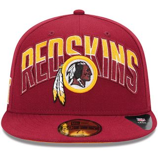 NEW ERA Youth Washington Redskins Draft 59FIFTY Fitted Cap   Size 6.625, Red