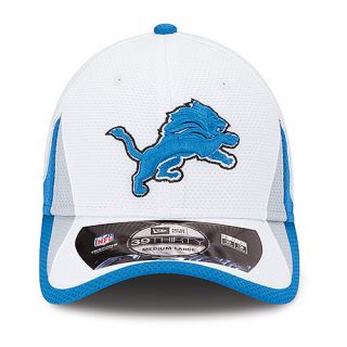 NEW ERA Youth Detroit Lions Training Camp 39THIRTY Stretch Fit Cap, White