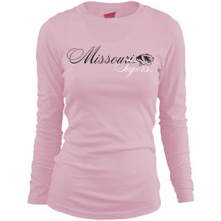 MJ Soffe Girls Missouri Tigers Long Sleeve T Shirt   Soft Pink   Size XL/Extra