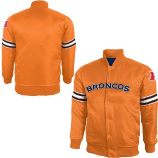 Kids Denver Broncos Varsity Snap Jacket (STARTER)   Size Large