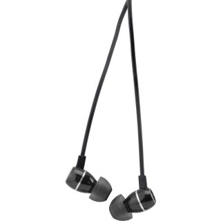 iHOME Noise Isolating Metal Earbuds with Volume Control and Pouch, Gun