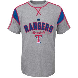 MAJESTIC ATHLETIC Youth Texas Rangers Short Stop Short Sleeve T Shirt   Size