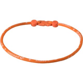 PHITEN Titanium Necklace   Star   Size 22, Orange