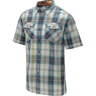 THE NORTH FACE Mens Watchme Plaid Woven Short Sleeve Shirt   Size Medium,