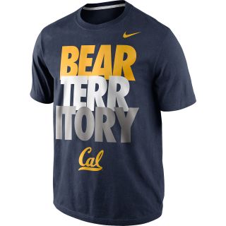 NIKE Mens California Golden Bears Bear Territory Local Short Sleeve T Shirt  