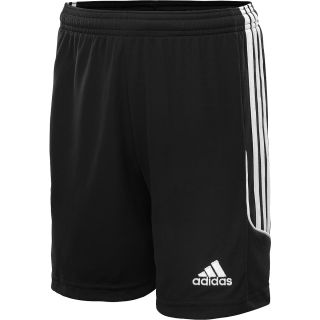 adidas Boys Squadra 13 Soccer Shorts   Size Small, Black/white