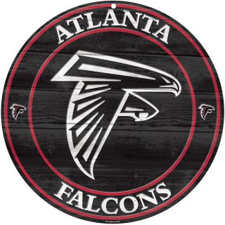 Wincraft Atlanta Falcons Round Wooden Sign (56329011)