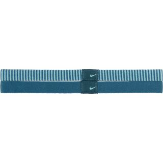 NIKE Stripe Sport Headband   2 Pack, Night Blue