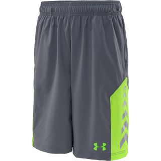 UNDER ARMOUR Mens NFL Combine Authentic Shorts   Size Small, Graphite/green