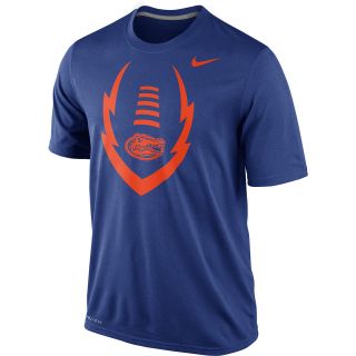 NIKE Mens Florida Gators Dri FIT Legend Football Icon Short Sleeve T Shirt  