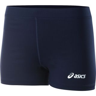ASICS Womens Low Cut Shorts   Size Large, Navy
