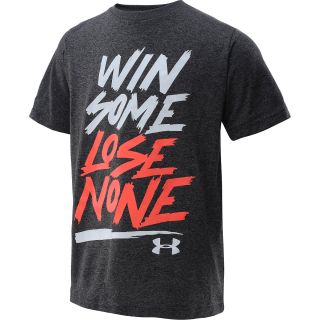 UNDER ARMOUR Boys Win Some Lose None Short Sleeve T Shirt   Size XS/Extra