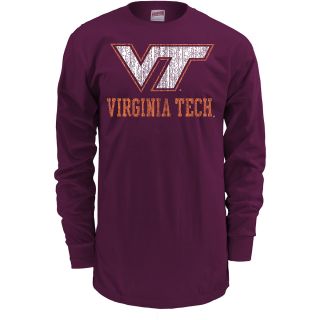 MJ Soffe Mens Virginia Tech Hokies Long Sleeve T Shirt   Size Small, Vt