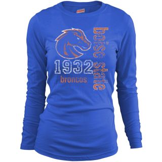 MJ Soffe Girls Boise State Broncos Long Sleeve T Shirt   Royal   Size Medium,