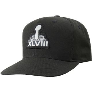 NFL Team Apparel Youth Super Bowl XLVIII Logo Flat Brim Snapback Cap   Size