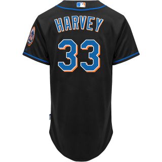 Majestic Athletic New York Mets Matt Harvey Authentic 2014 Alternate Black Cool