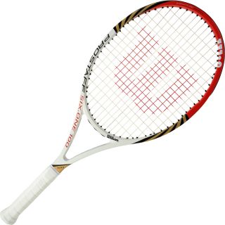WILSON Pro Staff Six.One 100 BLX Tennis Racket   Size 3, White/red
